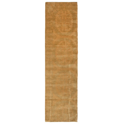 One-of-a-Kind 2'8" X 10'2'' Before 1900 Runner Area Rug in