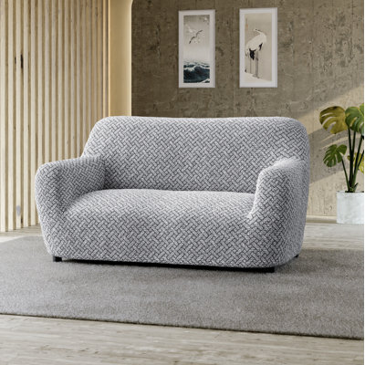 Stretchy Slipcover for Loveseat Sofa - Durable & Stylish - Printed Collection