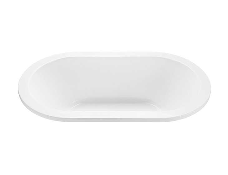 New Yorker 2 Soaker Tub - Matte, Undermount, 22.75" H x 65.5" W x 32" D