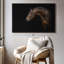 Animal «Bridled Dark Brown Horse Canvas Print»-101453194