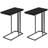 Keasha Wood and Metal C-Table Set -1770458785