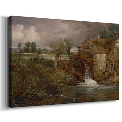 Parham Mill, Gillingham-John Constable-Gallery Wrapped Canvas-c. 1826