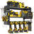 Heavy-Duty Metal Power Tool Organizer With Pegboard - Efficient Storage For Garage And Workshop