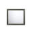 Antique Gray Finish Mirror