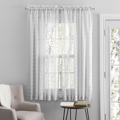 Bargas Semi Sheer Curtain Single Panel