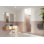 Halo 33 in. x 78 in. Frameless Glass Hinge Shower Door