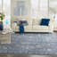Tapis bleu Craignamaddy-606215231