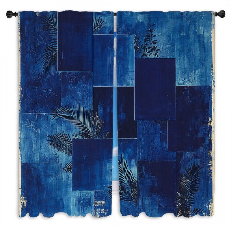 Rideaux de fenêtre Palm, L 40 po x L 82 po