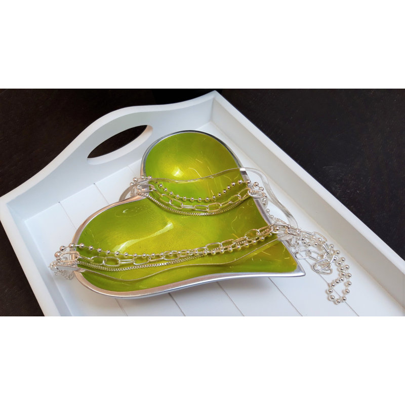 Handmade Aluminum Decorative Bowl 1, Lime