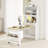 33.5" W Multifunctional Buffet With Hutch, Foldable Dining Table-886629199