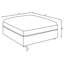 Repose-pieds carré beige Duncan (avec repose-pieds seulement)-1583048621