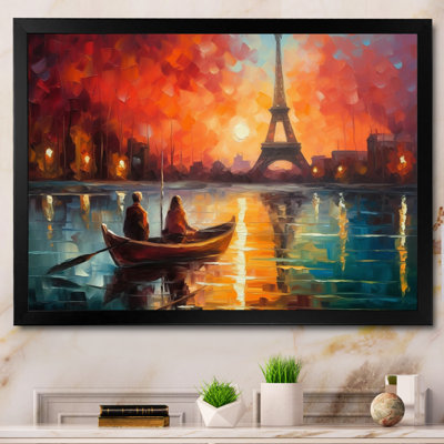 Peinture romantique sur toile I, soirée romantique