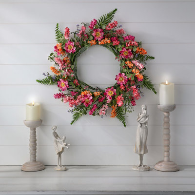 Couronne de 22 po Spring Blossoms