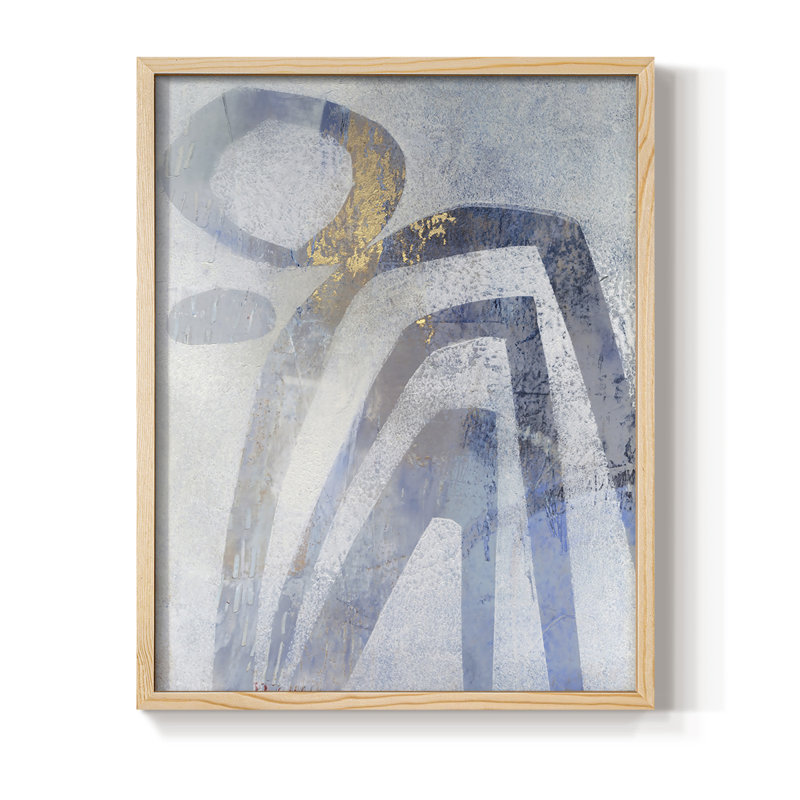 Linx IV Framed Print - Solid Wood, 15" H x 12" W