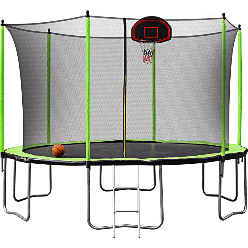 Trampoline vert 12 pi 1223