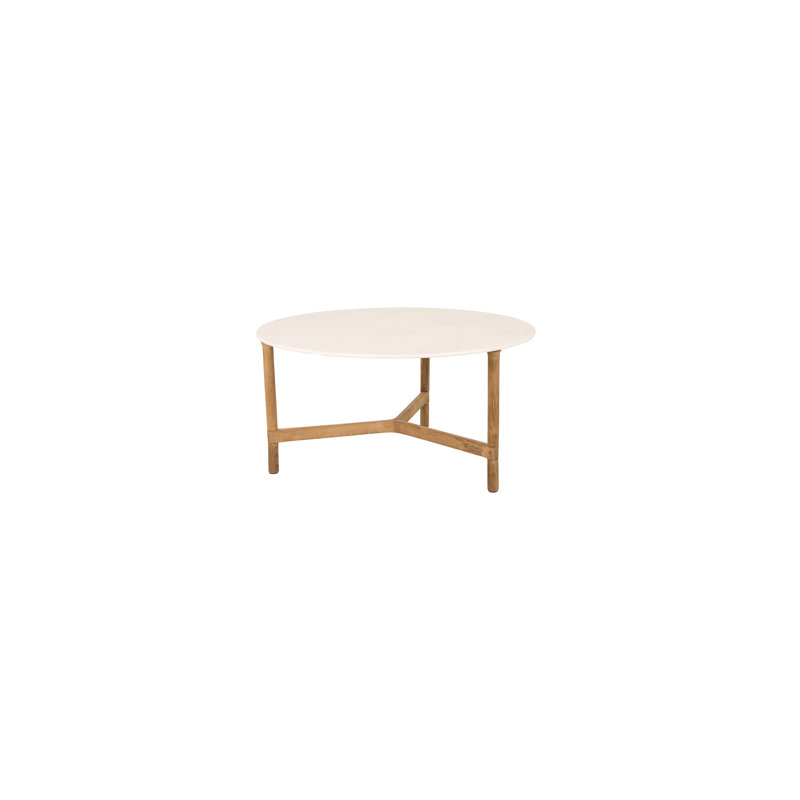 3 Piece Coffee Table Set, Ceramic 