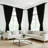 Grommet Top Blackout Room Darkening Curtains, Solid Thermal Insulated Polyester Window Curtain Set, 2 Panels-264609306-264609299-259254592