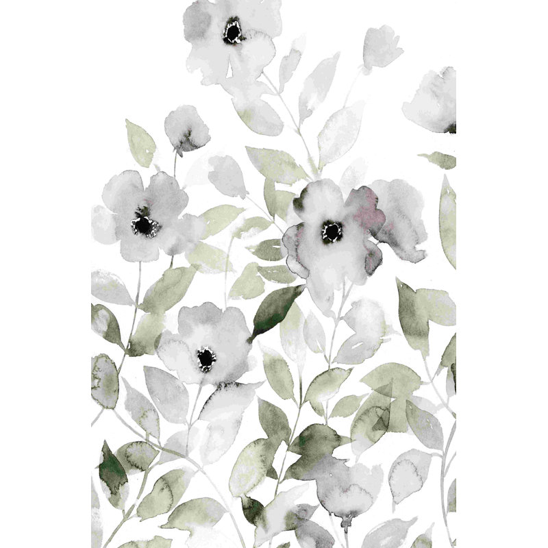 Roses sauvages I, H 18 po x l 12 po