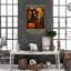 «Witch Who Really Lived Cats And Halloween», reproduction d'art graphique sur toile tendue 1 pièce-286274962