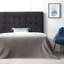 Tête de lit rectangulaire touffetée générique, grand, gris anthracite-592463723-592463726