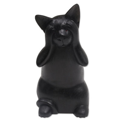Figurine Kitty Sees No Evil