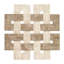 Celtic Vinyl Geometric Woven Placemat-2084866850