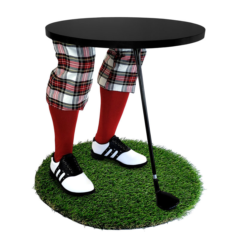 Table de bout abstraite, Noir