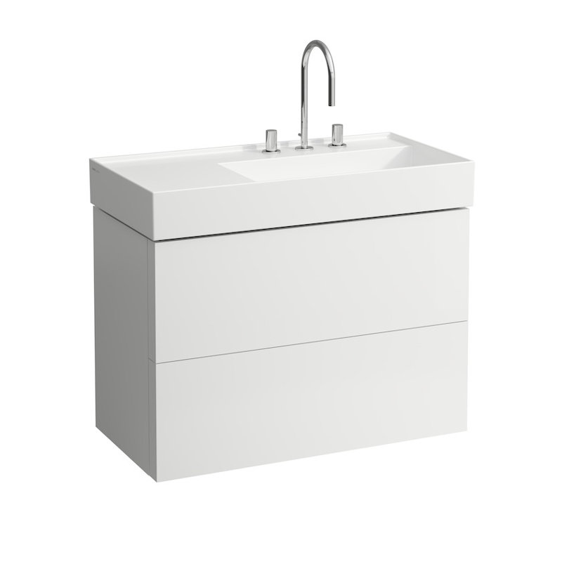 Kartell 35.38'' L Bathroom Sink, 8" Centers