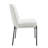 Modern Curved Back Dining Chair With Metal Base, Upholstered Accent Chair For Dining Room, Home Office-1735516139
