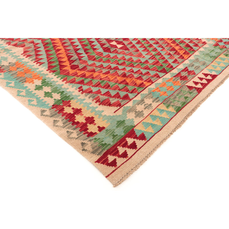 Geometric Wool Hand Woven 133cm X 185cm Area Rug