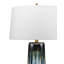 Lampe de table bleue 30,5 po Brushstroke