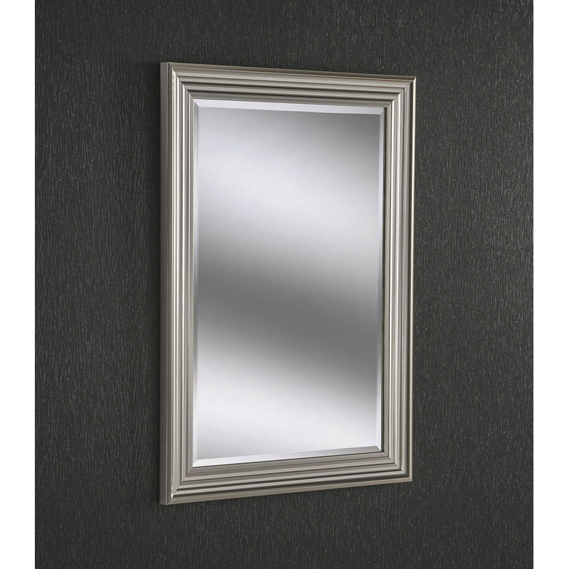 Pavadas Flat Wall Mirror, Silver, 103.5cm H x 73cm W
