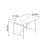 Modern Minimalist Durable Rectangular Writing Desk-1319091849