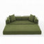 Canapé-lit pliant convertible 78,5 po, canapé convertible bricolage 4-en-1, 3 places, canapé-lit pliant, très grand lit, chambre, appartement, velours côtelé-1745508570