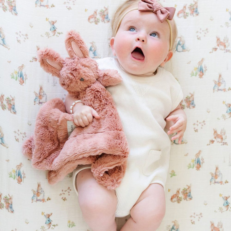 Drap pour lit de bébé Peter Rabbit