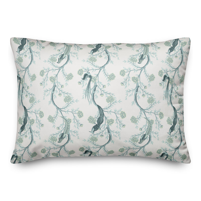  Housse et insert de coussin rectangulaire Vintage Birds on Branches