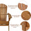 Chaise Adirondack pliante en bois massif Boisvert-659927052
