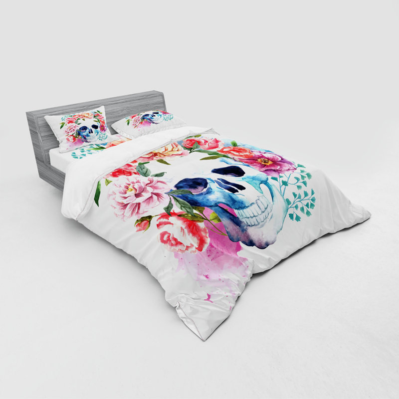 Modern & Contemporary Paisley Duvet Cover, Queen Duvet Cover + 3 Additional Pieces