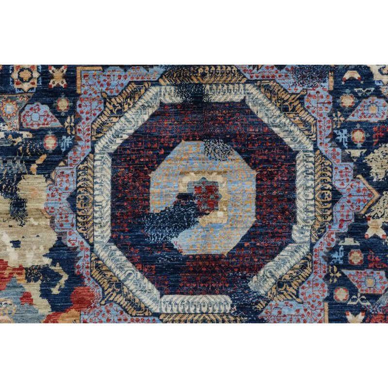 Tapis multicolore de haute qualité noué à la main