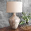 Lampe de table grise 30 po
