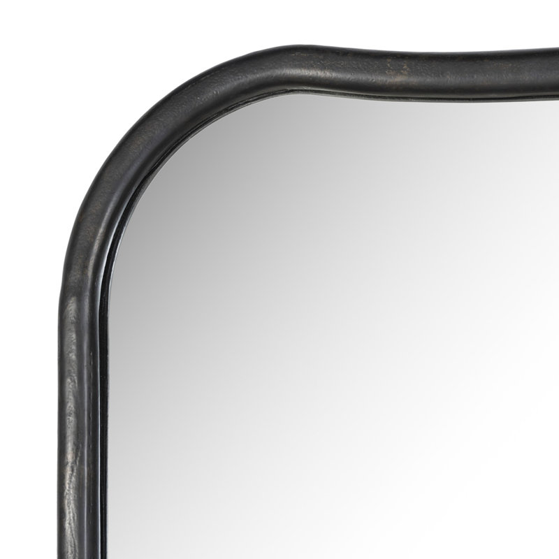Patz Floor Mirror, Black Antique