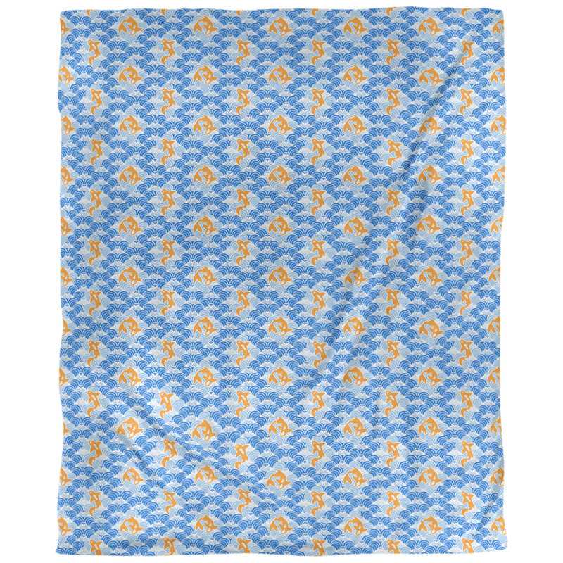 Housse de couette simple Katelyn Elizabeth, Housse de couette pour lit simple, Bleu bleuet / bleu ciel clair / Pérou