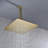 Rain Shower Head High Pressure Rainfall Showerhead Water Saving-123949165