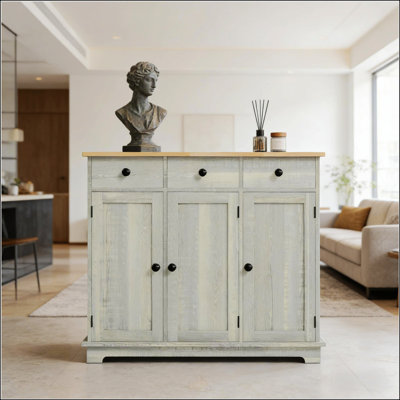 Armoire d'appoint polyvalente pour hall d'entrée avec tablettes réglables et tiroirs spacieux pour le rangement et l'organisation de la maison