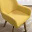 Chaises de salle à manger pivotantes en lin l 22,83 po Rayshawn-124328914