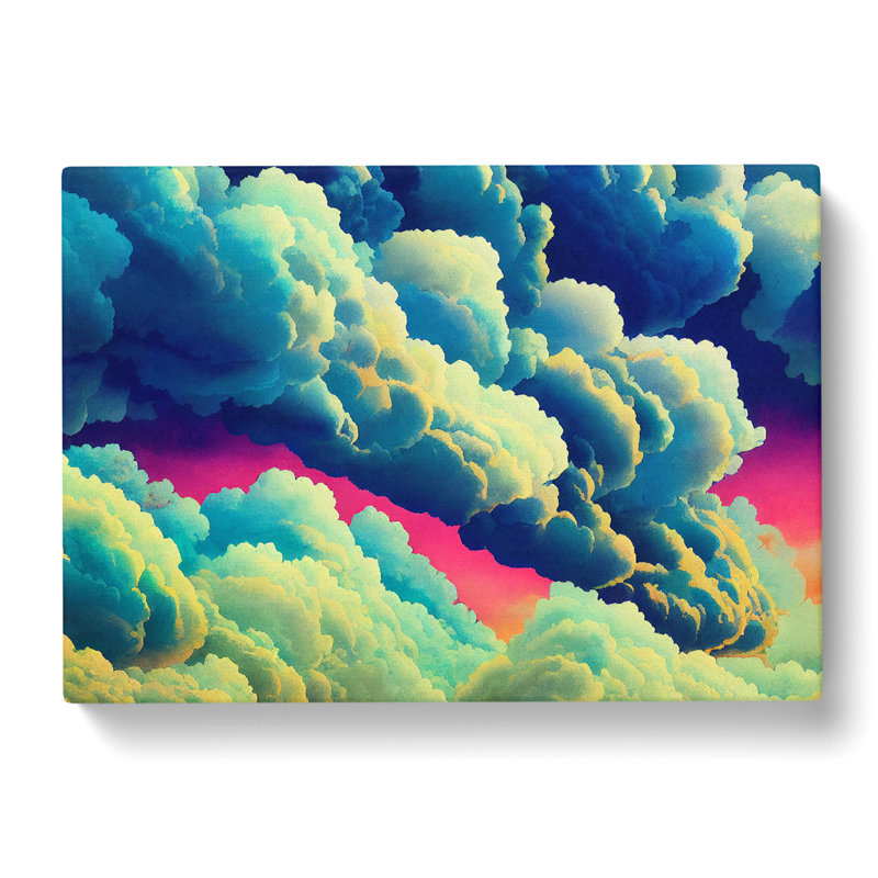Lush Cloudy Sky - Wrapped Canvas, 40cm H x 60cm W x 3cm D