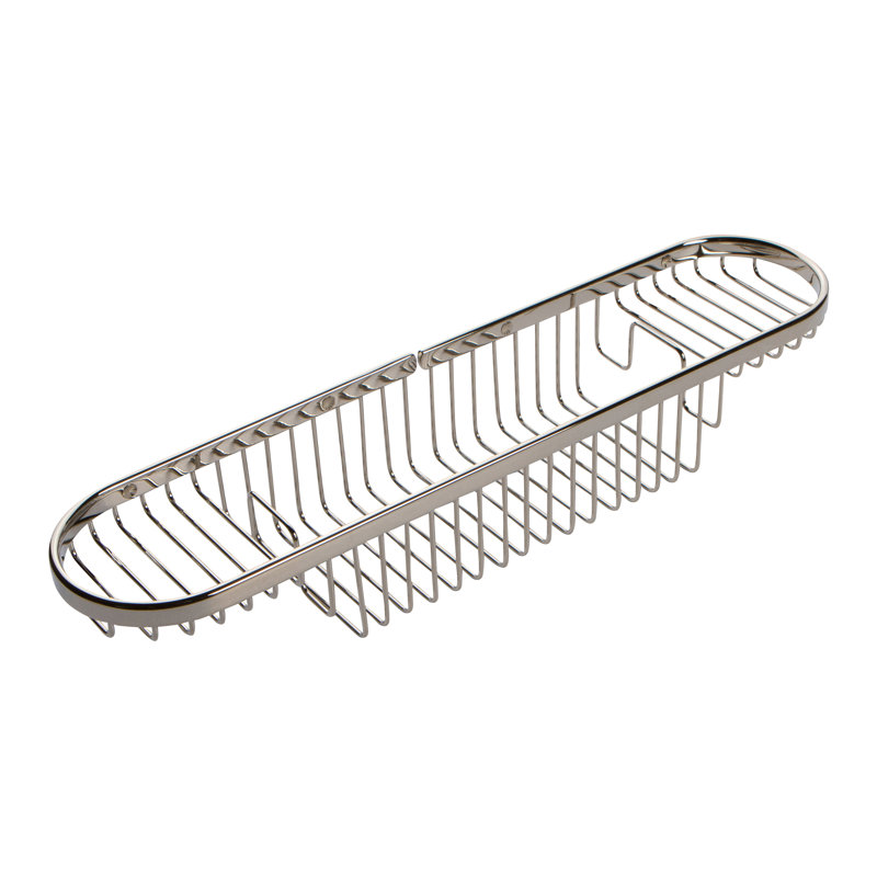 Splashables 18" Large Combination Shower Basket, 3.02" H x 18.94" W x 4.87" D, Polished Chrome