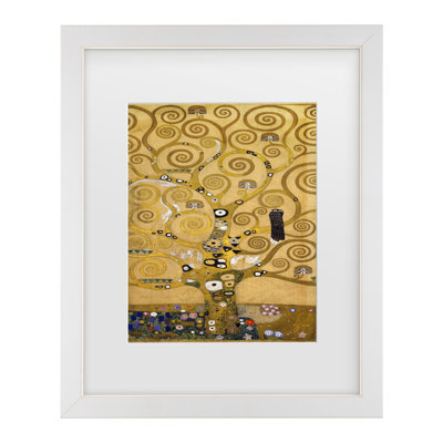 «Gustav Klimt», art encadré «Tree Of Life Soclet Frieze 1905»