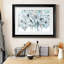 Bleu sarcelle harmonie II - peinture encadrée-2012129592-2011872182-2012129593