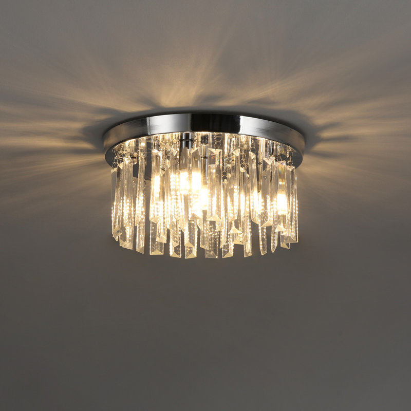 Chrome LED Flush Mount
